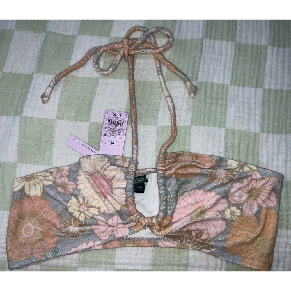 Floral Halter crop Top